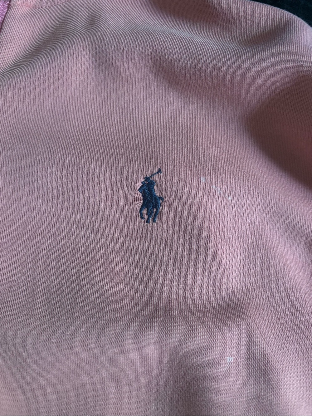 Polo Ralph Lauren Pink Full Zip Hoodie Size M Pony Logo. - Picture 2 of 3